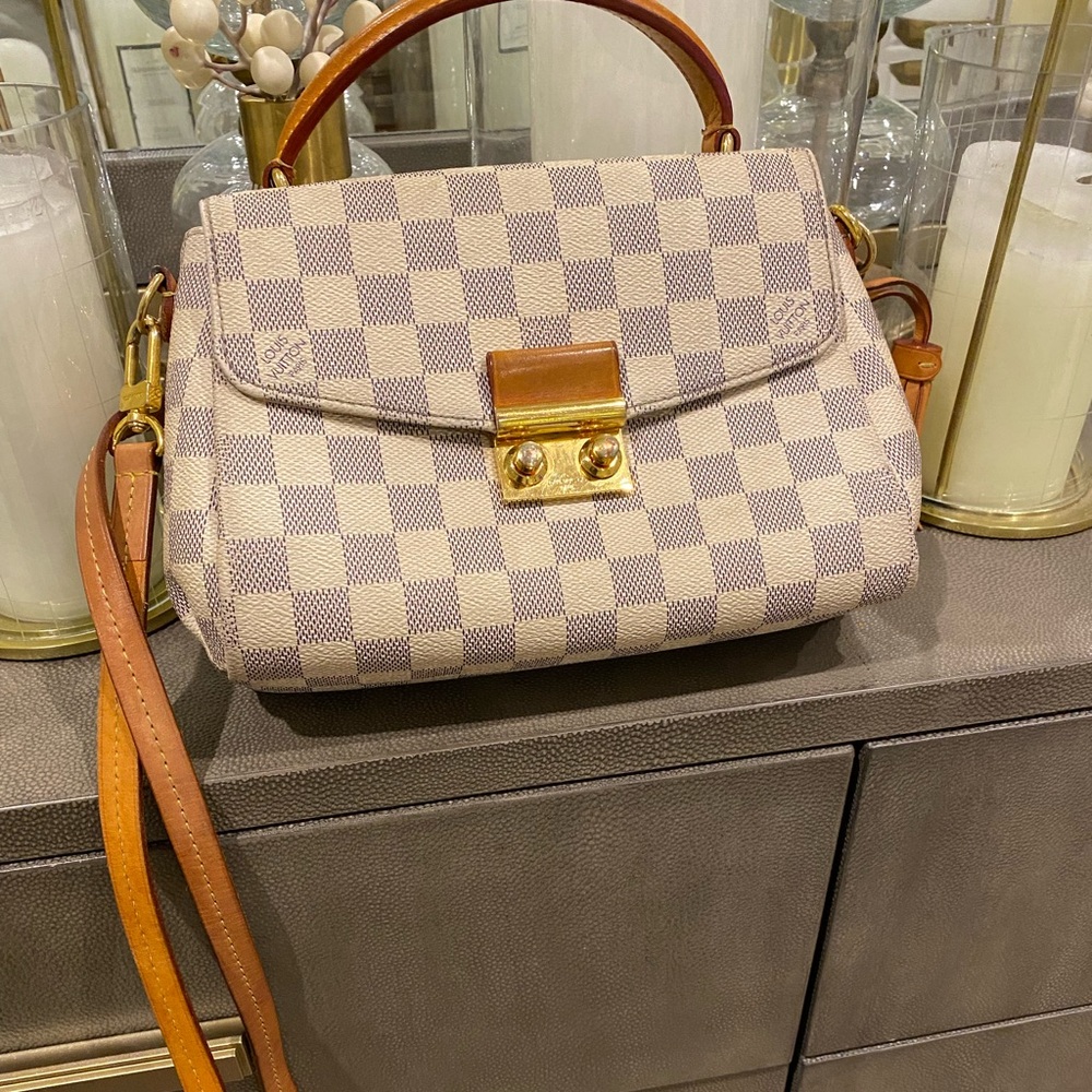 Louis Vuitton Croisette Purse Used Designer Crossbody handbag N41581 Dam…